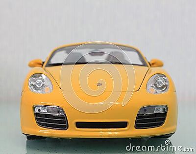 Model Porsche boxster S. front view Editorial Stock Photo