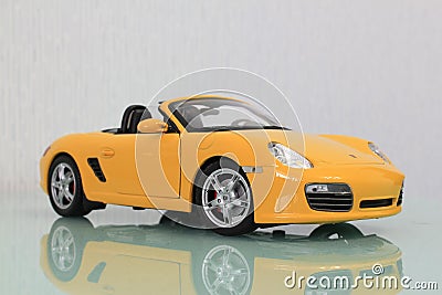 Model porsche boxster s side view Editorial Stock Photo