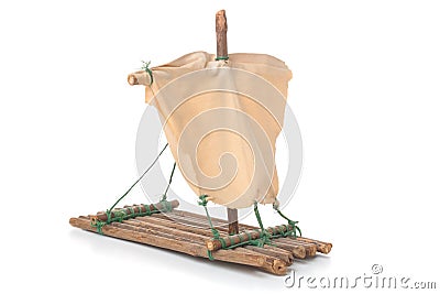 Model of the raft Stock Photo