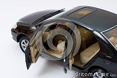 Model Toyota Corolla Interior Stock Photo