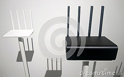 Modems Stock Photo