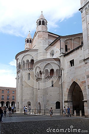 Modena Cathedral, Italy Editorial Stock Photo