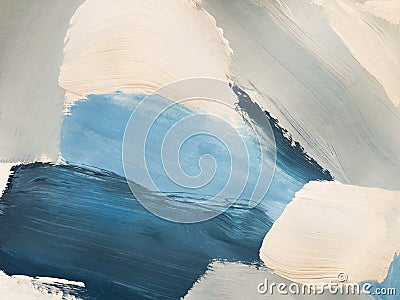 Modern Abstract Art Painting. Modern art. Contemporary art. Stock Photo