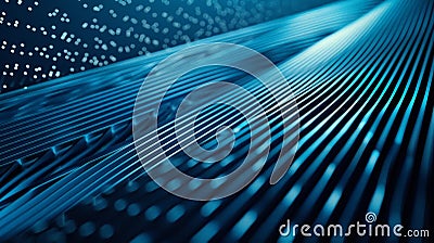 Modern Abstract Background for Tech and Design Generative AI Cartoon Illustration