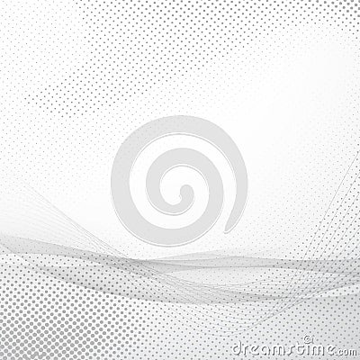 Modern abstract hi-tech smooth wave layout Vector Illustration