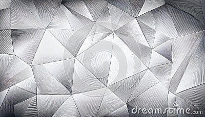 Modern abstract lines and shapes create a firefly white monochrome vector background for technology communication concepts Stock Photo