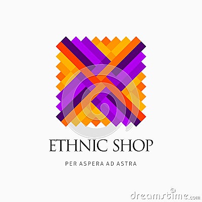 Modern abstract logo or element design. Best for identity and logotypes. Vector Illustration