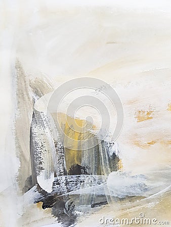 Modern Abstract Art Painting background. Stock Photo