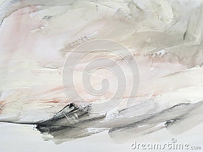 Modern Abstract Art Painting background. Stock Photo