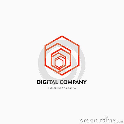 Modern abstract vector logo or element design. Best for identity and logotypes. Simple shape. Vector Illustration