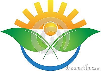 Modern agriculture logo Vector Illustration