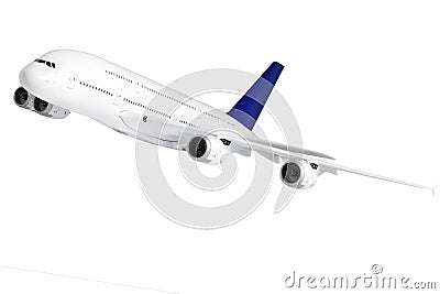 Modern airplane Stock Photo