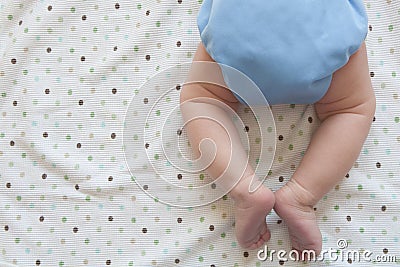 Modern All-in-One Cloth Diaper Stock Photo