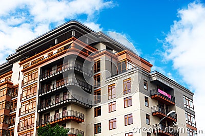 Modern apartments Stock Photo