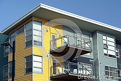 Modern Apartments Stock Photo