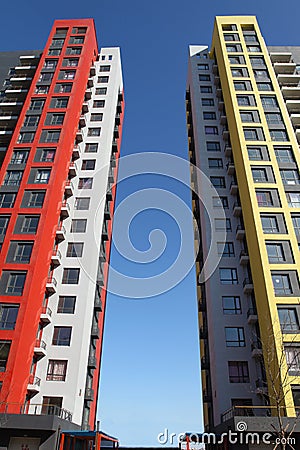 Modern Apartments Stock Photo