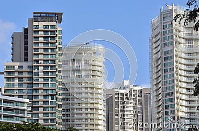 Modern Apartments Stock Photo