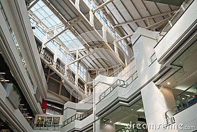 Modern architecture interior Stock Photo