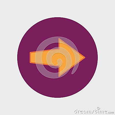 Modern arrow icon Vector Illustration