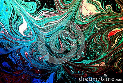 Art nouveau abstract. Stock Photo