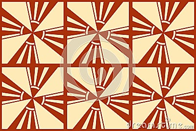 Modern Art Deco background Stock Photo