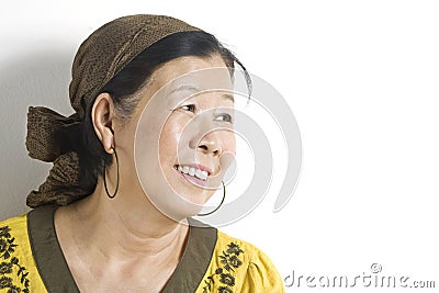 Modern Asian Lady Stock Photo