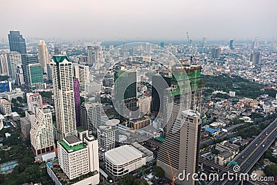 Modern Asian megalopolis cityscape Stock Photo