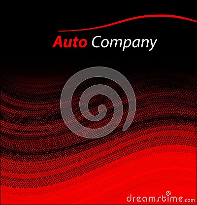 Modern auto company logo design concept Vector Illustration