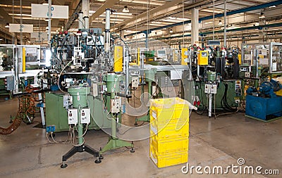 Modern automated factory plant Stock Photo