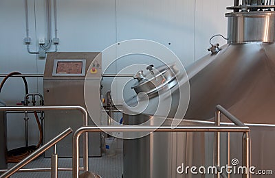 Modern Brewery Stock Photo