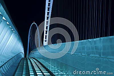 modern bridge Editorial Stock Photo