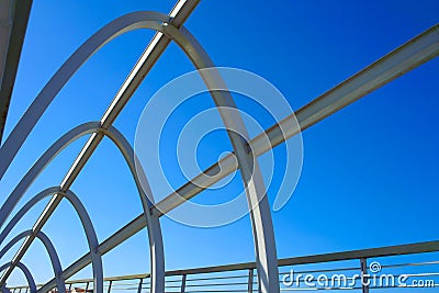 Modern bridge structure Stock Photo