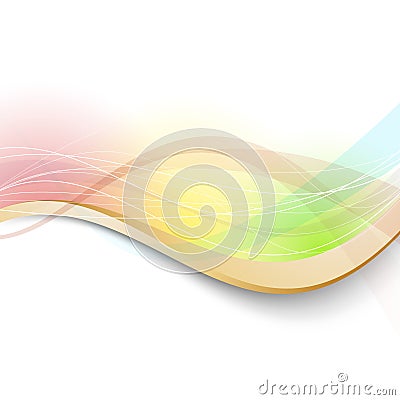 Modern bright transparent colorful background Vector Illustration