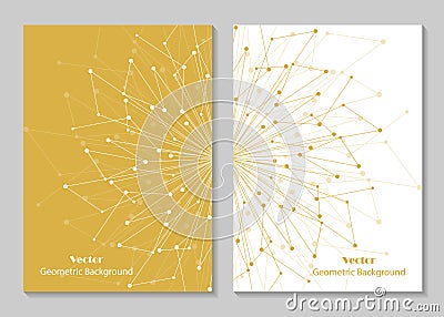 Modern brochure cover design Vector Illustration