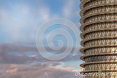 Modern building called `water tower` in Spain Stock Photo