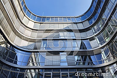 modern building of the headquarters of Siemens AG, Munich, Germany Editorial Stock Photo