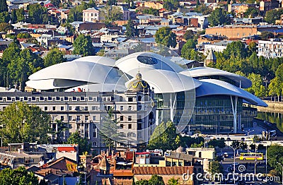 Modern Building, Tibilisi Georgia Stock Photo