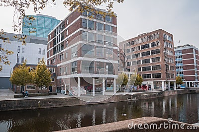 Modern buildings in amsterdam Editorial Stock Photo