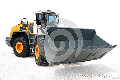 Modern bulldozer Stock Photo