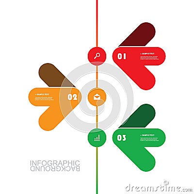 Modern Business Infographic Template - Minimal Timeline Design Vector Illustration