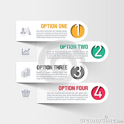 Modern business infographics template Vector Illustration