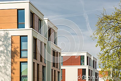 Modern business premises as real estate Stock Photo
