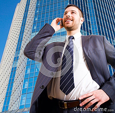 The modern businessman Stock Photo