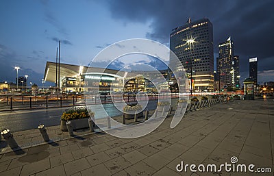 Modern center warsaw poland europe Editorial Stock Photo