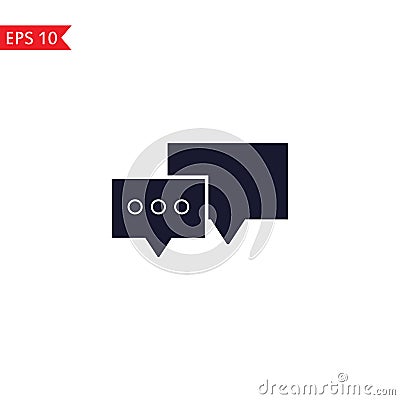 Modern chat icon Vector Vector Illustration