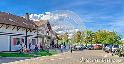 Modern Cheese factory in Shabo, Ukraine Editorial Stock Photo