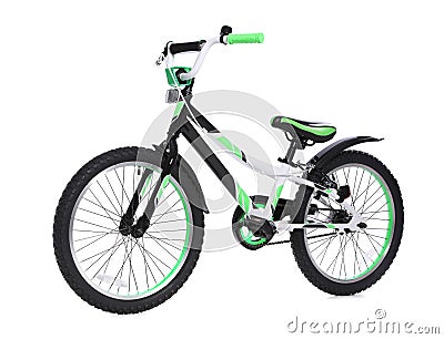 Modern child bicycle Stock Photo