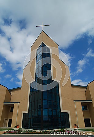 Modern church Stock Photo