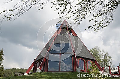 Modern church Stock Photo