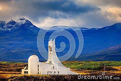 Modern church Stock Photo